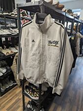 RARE Adidas NEW YORK HOME COOKED Knicks Track sweat shirt Jacket superstar Sz XL