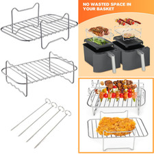 6PCS Air Fryer Rack Stainless