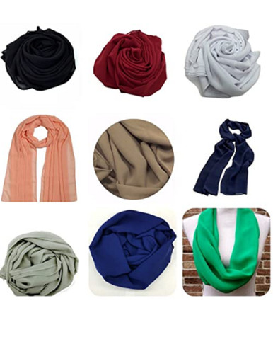 New soft chiffon scarf - chiffon,