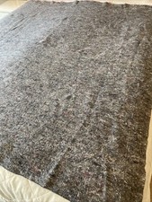 Vintage Large Handmade Grey Textured Throw/Blanket