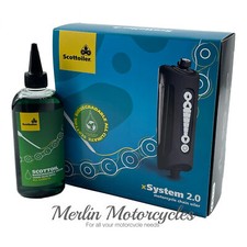 Scottoiler X System 2.0 Electronic Motorcycle Chain Oiler Kit - Remanufactured
