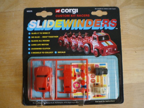 Vintage corgi slidewinders - vintage, red
