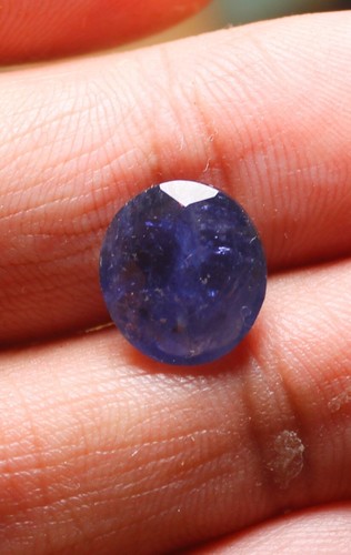 Iolite gemstone oval shape - gemstone,,