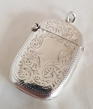 Antique sterling silver vesta