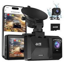 ORSKEY Dash Cam for Cars Front and Rear and SD Card Included 1080P Full HD