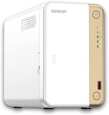 QNAP TS-262-4G (upgraded to 16gb ram) 2 bay nas boxed