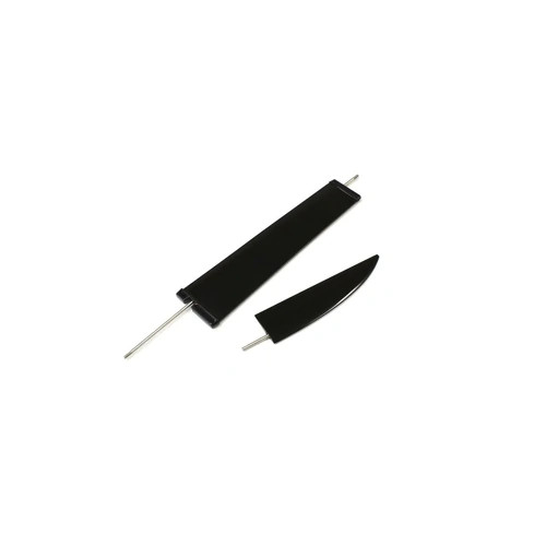 Kyosho rudder keel black - keel,