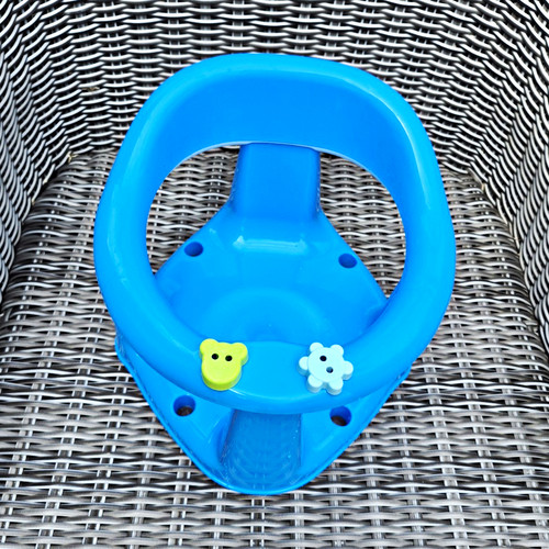 Blue baby bath - bath, support