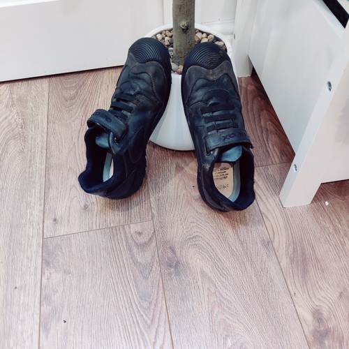 Geox boys black - leather, school