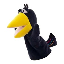 Hand Puppets Crow Action