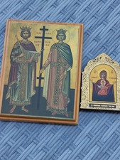 2 LOVELY GREEK ORTHODOX  ICONS