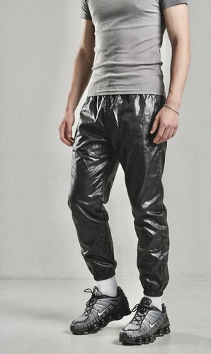 Shiny nylon pants size - shiny,