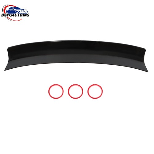 Rear boot spoiler lip gloss - rear,