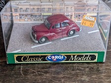 CORGI CLASSIC CARS D702/5 MORRIS MINOR 1000 MAROON DIECAST MODEL CAR MIBT BOXED