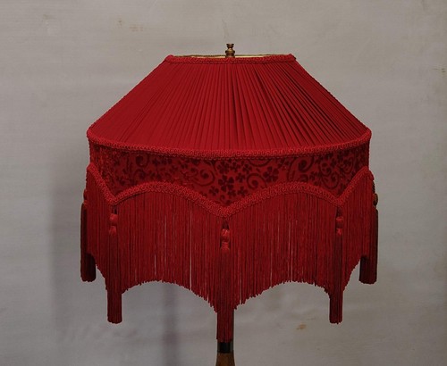 Victorian red gathering - red,