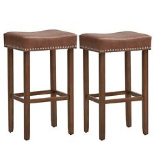 2PCS Bar Stools Upholstered