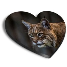 Heart MDF Magnets - Bobcat
