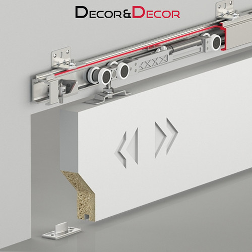 Sliding door track system - sliding,