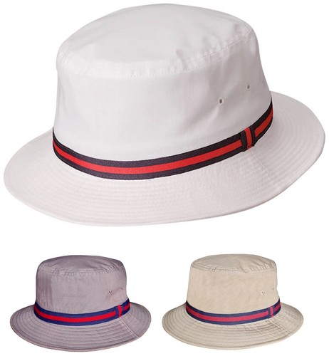 Packable poplin bucket hat - poplin,