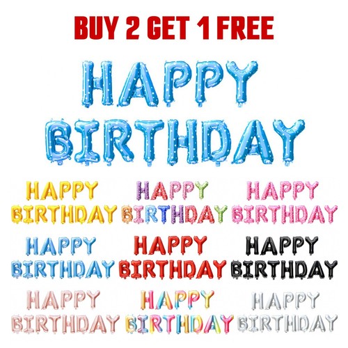 Happy birthday balloons banner - happy,