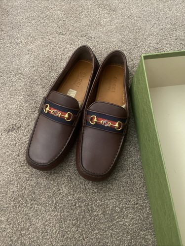 Gucci brown leather buckle - gucci,