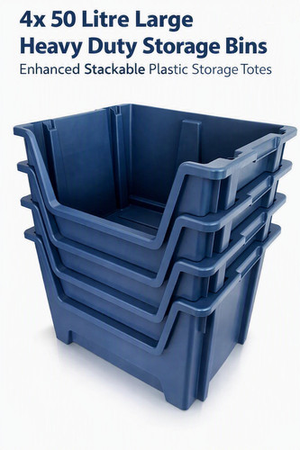 Large 50l stackable storage - 50l,