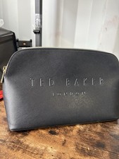 Ted Baker Men's Wash Toiletries Bag Medium Black Brand New Unused