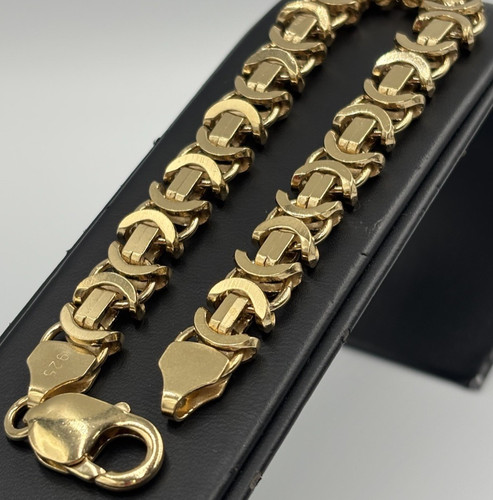 9ct yellow gold silver - &, flat