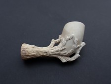 Meerschaum Pipe or Clay Pipe - Branch Holding Bowl Design