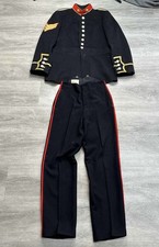 Royal Marines Bandsman Sergeant Tunic And Trousers 100% Wool 1999 *