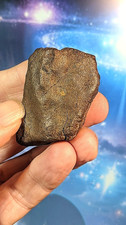 Genuine Iron Chondrite Meteorite. 1 Billion Years old. 56mm. 74grams. Boxed.