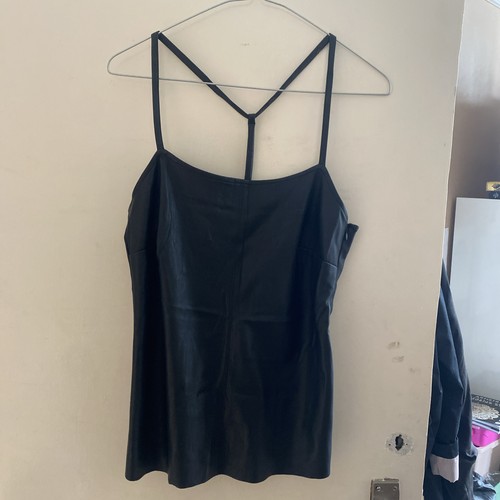 Label lab black faux leather - faux,