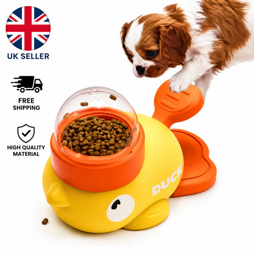Duck dog food treat dispenser - duck,