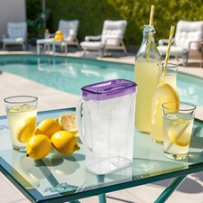 2L Clear Plastic Fridge Jug