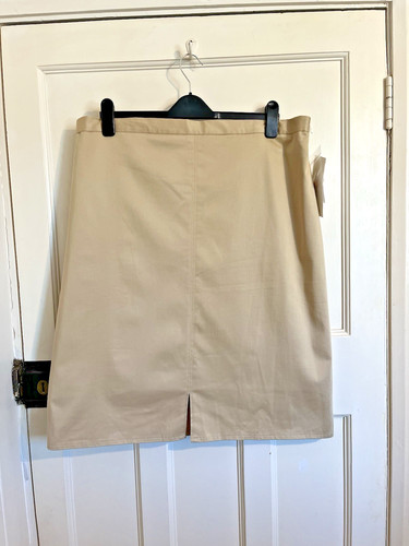 David nieper skirt beige knee - david,
