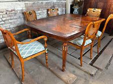 Amazing Sheraton Revival Dining Table & Superb Chairs STUNNING QUALITY