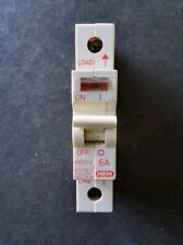 MEM 6A Type 2 M6 AB06S2 Single Pole MCB Circuit Breakers Free Postage 6 Amp