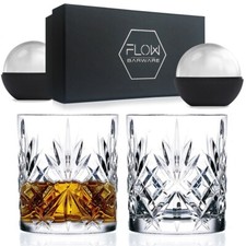 Set Of 2 Crystal Whiskey