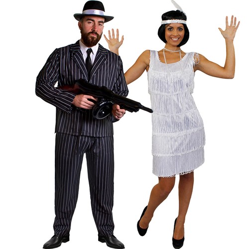 Gangster and flapper couples - and,