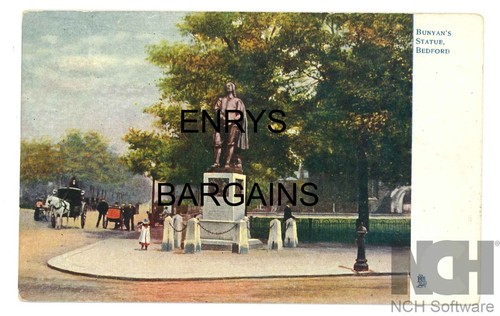 John bunyan statue bedford - bunyan's,