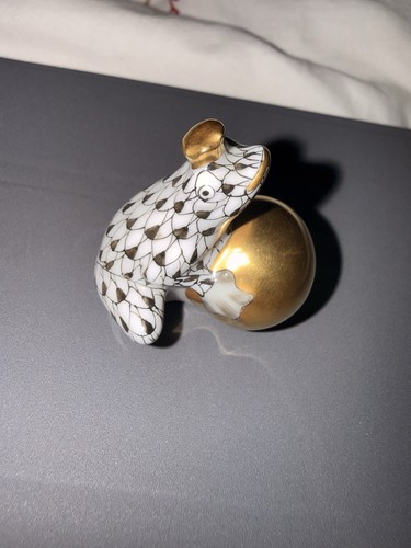 Herend porcelain frog - herend,