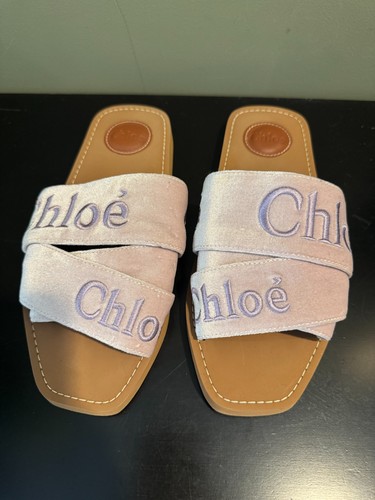 Chloe woody mule slide sandals - mule,