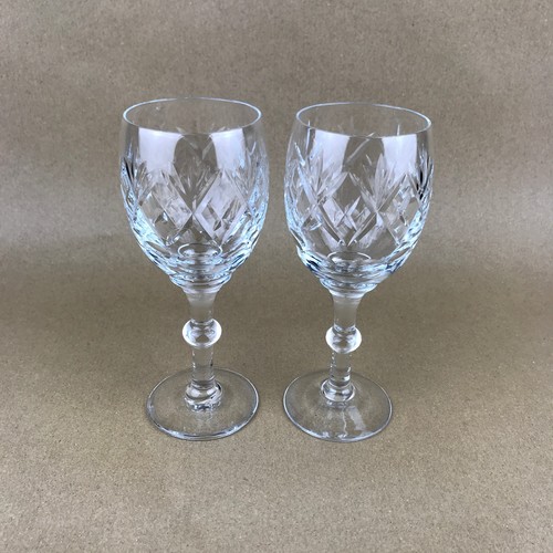Royal doulton cut crystal - cut, wine