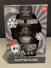 Disney Primark Nightmare Before Christmas Tim Burton Glitter Globe With Box Goth