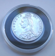 Victorian 1887 Silver Half