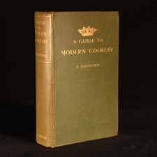 1907 A Guide to Modern Cookery 1st Ed 2nd Impression Georges Auguste Escoffier