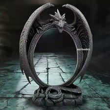 Black Winged Dragon Mirror