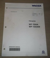 WACKER WP 1550A 1550AW