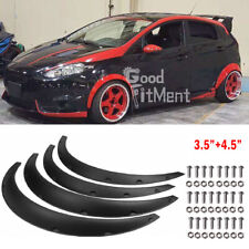 For Ford Fiesta MK7 3.5"+4.5" Flexible Fender Flares Wide Body Kit Wheel Arches