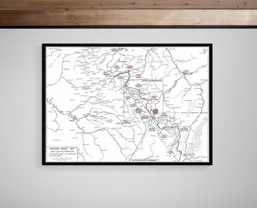 Wwi trench map battle of - •,